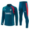Portugal 1/4 Zipper Sweat Kit(Top+Pants) Green 2026 | KK Jersey
