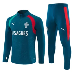 Portugal 1/4 Zipper Sweat Kit(Top+Pants) Green 2026