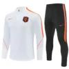 Netherlands 1/4 Zipper Sweat Kit(Top+Pants) White 2026 | KK Jersey