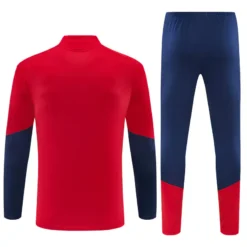 Spain 1/4 Zipper Sweat Kit(Top+Pants) Red 2026 | KK Jersey