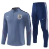 England 1/4 Zipper Sweat Kit(Top+Pants) Gray 2026 | KK Jersey