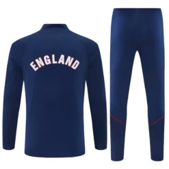 England 1/4 Zipper Sweat Kit(Top+Pants) Blue 2026 | KK Jersey