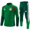 Algeria 1/4 Zipper Sweat Kit(Top+Pants) Green 2026 | KK Jersey