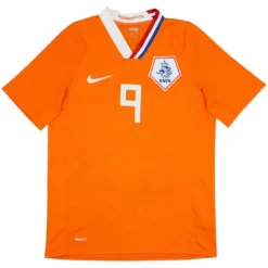 V. NISTELROOY #9 Retro Netherlands Home Jersey Euro 2008 | KK Jersey