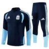 Argentina 1/4 Zipper Sweat Kit(Top+Pants) Blue 2026 | KK Jersey