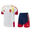 Spain Tiro 2026 Competition Training(Top+shorts) White | KK Jersey