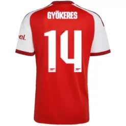 GYÖKERES #14 Arsenal Home Jersey 2026/27 - UCL Font