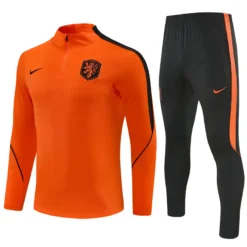 Netherlands 1/4 Zipper Sweat Kit(Top+Pants) Orange 2026