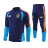 Spain 1/4 Zipper Sweat Kit(Top+Pants) Blue 2026 | KK Jersey