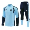 Argentina 1/4 Zipper Sweat Kit(Top+Pants) Light blue 2026 | KK Jersey