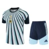 Argentina Tiro 2026 Competition Training(Top+shorts) Blue and white front view