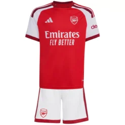 Alternative view of CHAMPIONS #26 Kids Arsenal Home Jersey Kit 2026/27