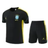 Brazil Tiro 2026 Competition Training(Top+shorts) Black with yellow | KK Jersey