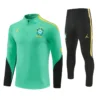 Brazil 1/4 Zipper Sweat Kit(Top+Pants) Green 2026 | KK Jersey