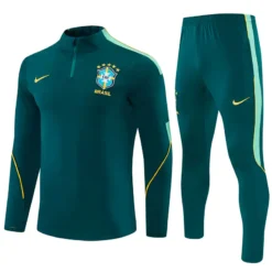 Brazil 1/4 Zipper Sweat Kit(Top+Pants) Dark green 2026