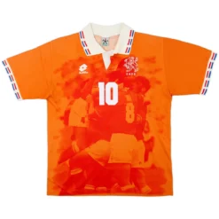 BERGKAMP #10 Retro Netherlands Home Jersey Euro 1996 BERGKAMP #10 Retro Netherlands Home Jersey Euro 1996 | KK Jersey