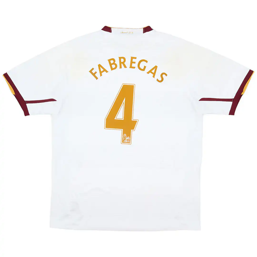 FABREGAS #4 Retro Arsenal Away Jersey 2007/08 FABREGAS #4 Retro Arsenal Away Jersey 2007/08