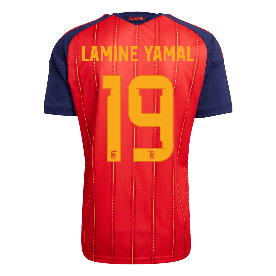 LAMINE YAMAL #19 Spain Home Winners 2 Star Jersey 2026 LAMINE YAMAL #19 Spain Home Winners 2 Star Jersey 2026 alternate view 2