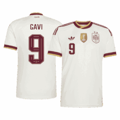 GAVI #9 Spain Away 2 Star Jersey World Cup 2026 front view
