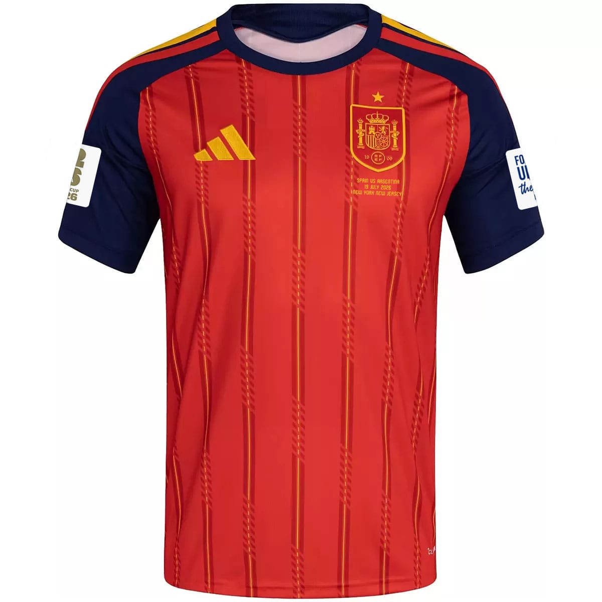 Spain Home World Cup Final Version Jersey 2026 Spain Home World Cup Final Version Jersey 2026 front view