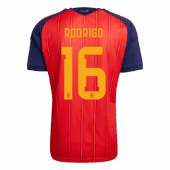 RODRIGO #16 Spain Home Winners 2 Star Jersey 2026 RODRIGO #16 Spain Home Winners 2 Star Jersey 2026 alternate view 1