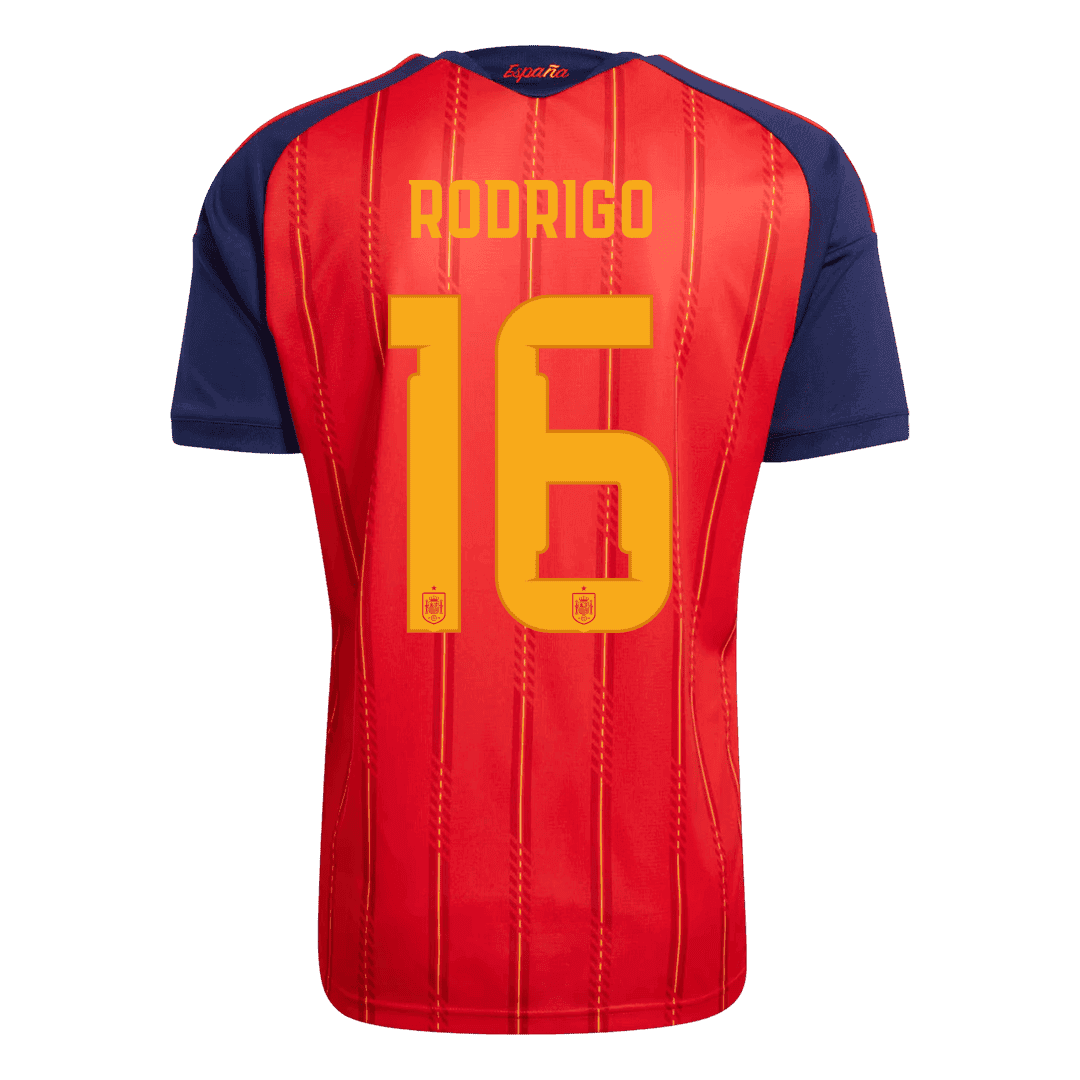 RODRIGO #16 Spain Home Winners 2 Star Jersey 2026 RODRIGO #16 Spain Home Winners 2 Star Jersey 2026 alternate view 1