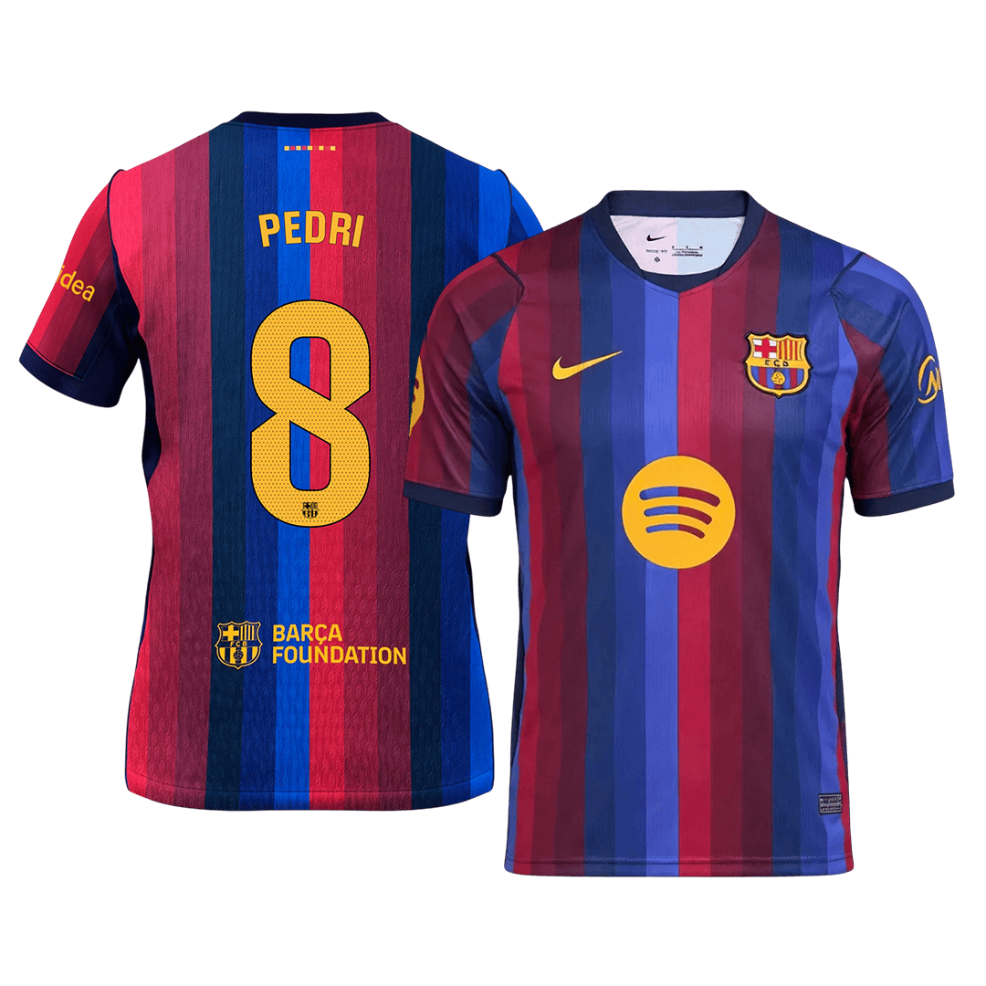 PEDRI #8 Barcelona Home Jersey 2026/27 PEDRI #8 Barcelona Home Jersey 2026/27 alternate view 2