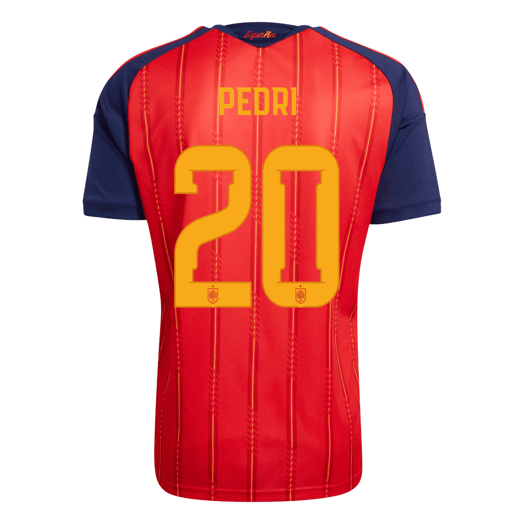 PEDRI #20 Spain Home Winners 2 Star Jersey 2026 PEDRI #20 Spain Home Winners 2 Star Jersey 2026 alternate view 1