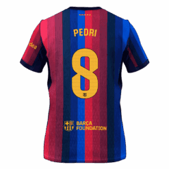 PEDRI #8 Barcelona Home Jersey 2026/27 front view