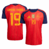LAMINE YAMAL #19 Spain Home Winners 2 Star Jersey 2026 front view