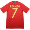 Ronaldo #7 Retro Portugal Home Jersey World Cup 2018