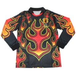 Retro Japan Goalkeeper Long Sleeve Jersey Orange World Cup 1998 sleeve detail
