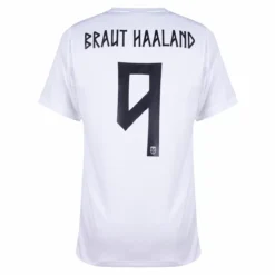 Braut Haaland #9 Norway Third Whiteout Jersey World Cup 2026
