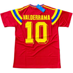 VALDERRAMA #10 Retro Colombia Away Jersey 1990