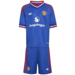 Kids Manchester United Away Jersey Kit 2026/27