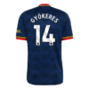 GYÖKERES #14 Arsenal Away Jersey 2026/27