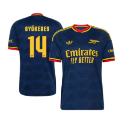 GYÖKERES #14 Arsenal Away Jersey 2026/27 - UCL Font