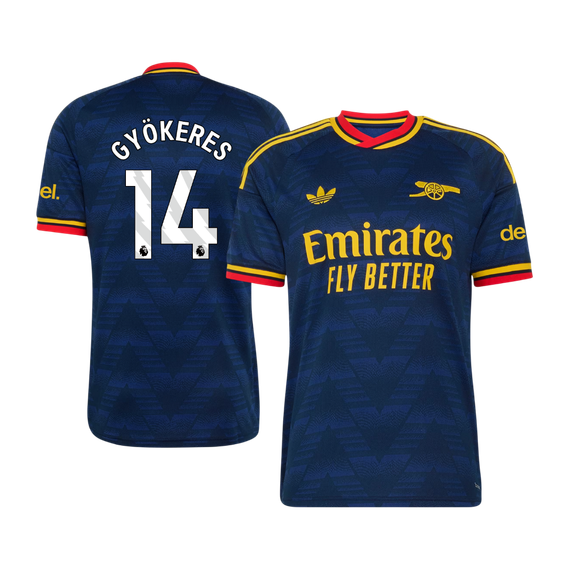 GYÖKERES #14 Arsenal Away Jersey 2026/27 GYÖKERES #14 Arsenal Away Jersey 2026/27