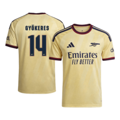 GYÖKERES #14 Arsenal Third Jersey 2026/27 - UCL Font