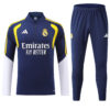 Real Madrid 1/4 Zipper Sweat Kit(Top+Pants) Navy 2026/27
