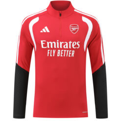 Arsenal 1/4 Zipper Sweat Kit(Top+Pants) Red 2026/27
