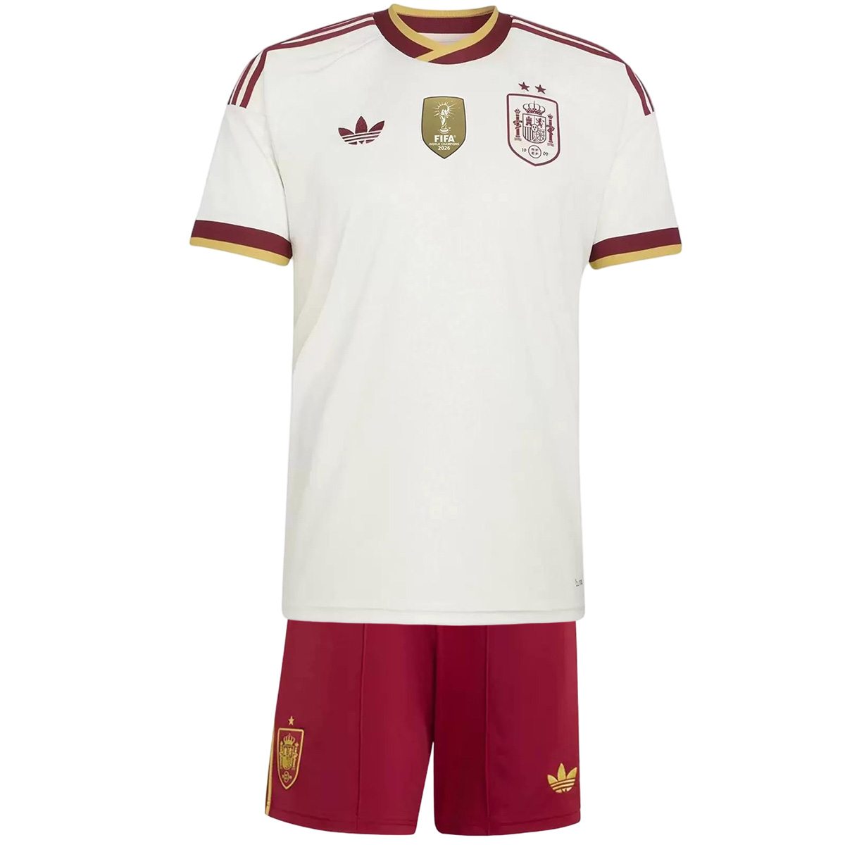 Kids Spain Away 2 Star Jersey Kit World Cup 2026 Kids Spain Away 2 Star Jersey Kit World Cup 2026 front