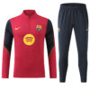 Barcelona 1/4 Zipper Sweat Kit(Top+Pants) Red 2026/27 Barcelona 1/4 Zipper Sweat Kit(Top+Pants) Red 2026/27