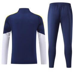 Kids Real Madrid 1/4 Zipper Sweat Kit(Top+Pants) Navy 2026/27