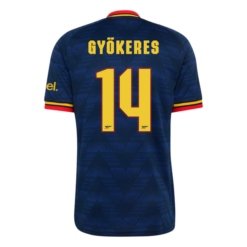 GYÖKERES #14 Arsenal Away Jersey 2026/27 - UCL Font